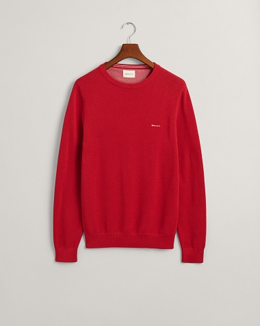 GANT Cotton Pique Crew Neck